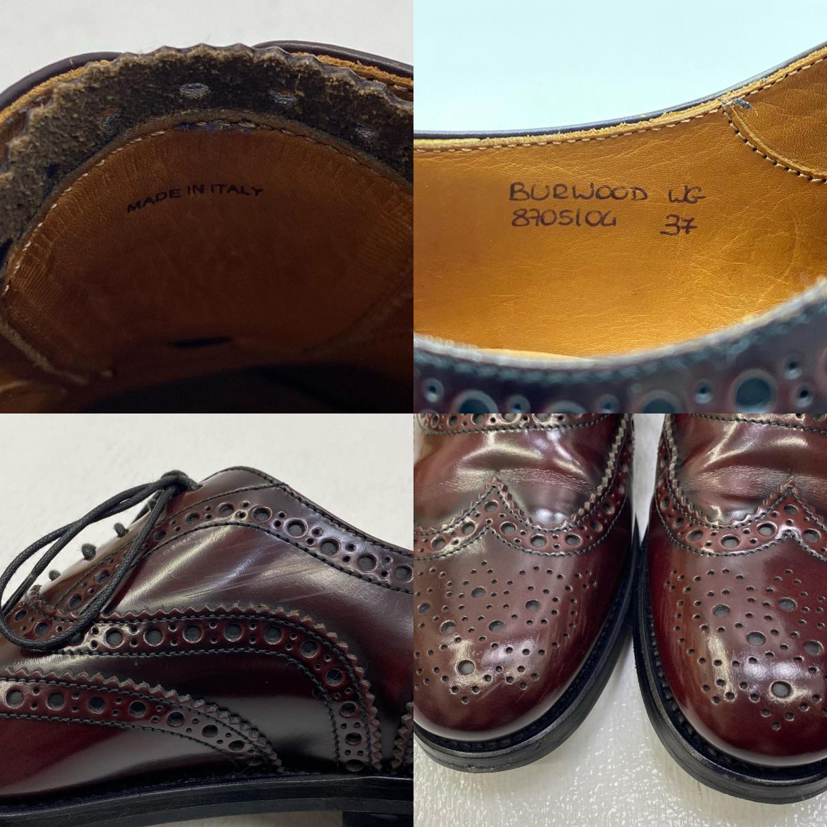 【中古】Church`s | チャーチ BURWOOD WG その他靴 A73721 ボルドー/バーガンディー 24cm【加古川店】