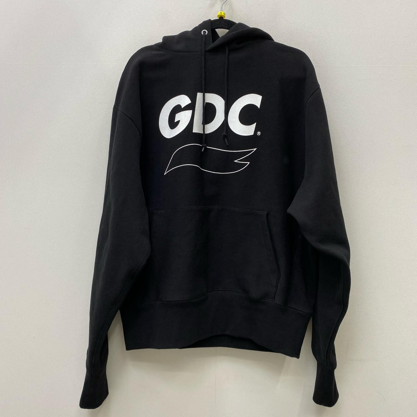 【中古】GDC | ジーディーシー GDC WING hoodie パーカー gd0223 ブラック サイズ：XL【加古川店】