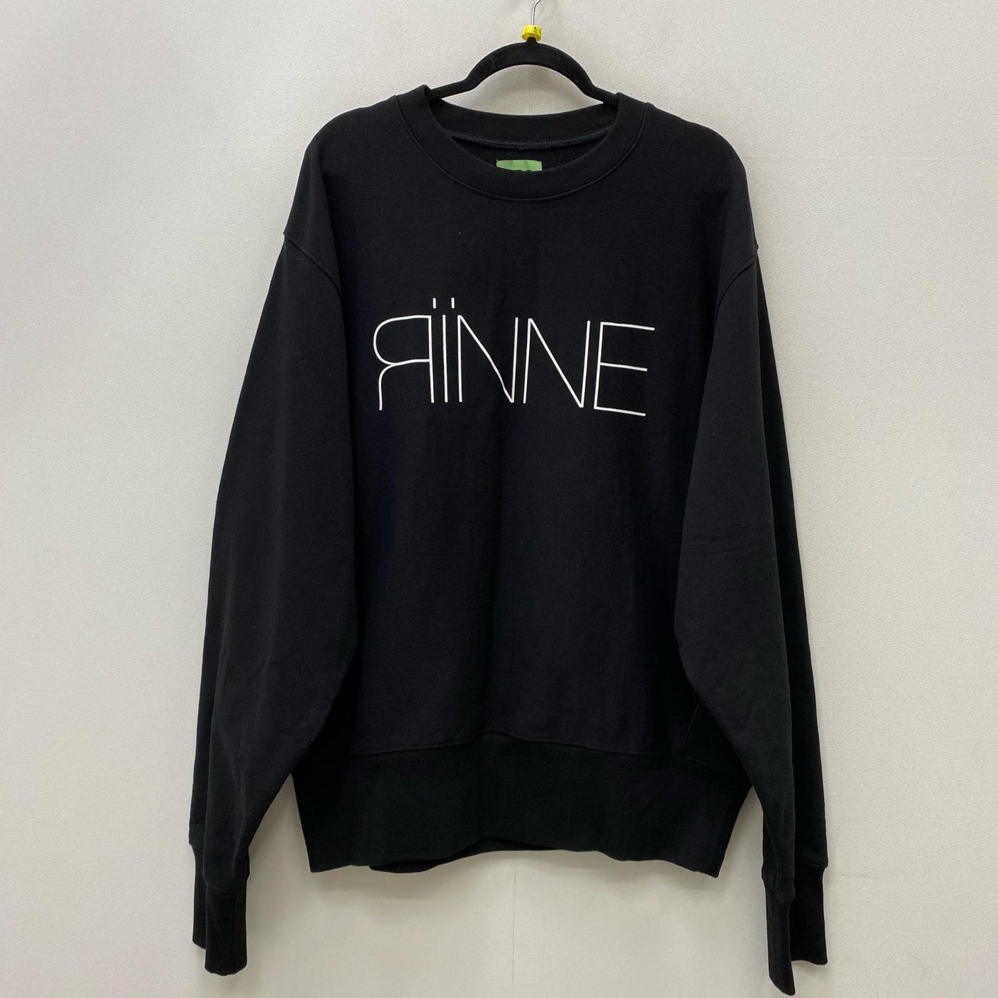 【中古】GDC | ジーディーシー RINNE crew sweat スウェット gd0423 ブラック サイズ：XL【加古川店】