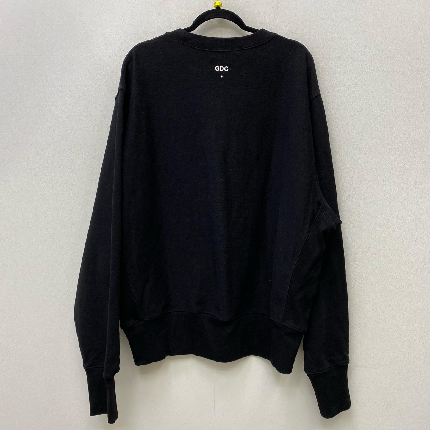 【中古】GDC | ジーディーシー RINNE crew sweat スウェット gd0423 ブラック サイズ：XL【加古川店】
