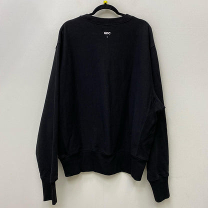 【中古】GDC | ジーディーシー RINNE crew sweat スウェット gd0423 ブラック サイズ：XL【加古川店】