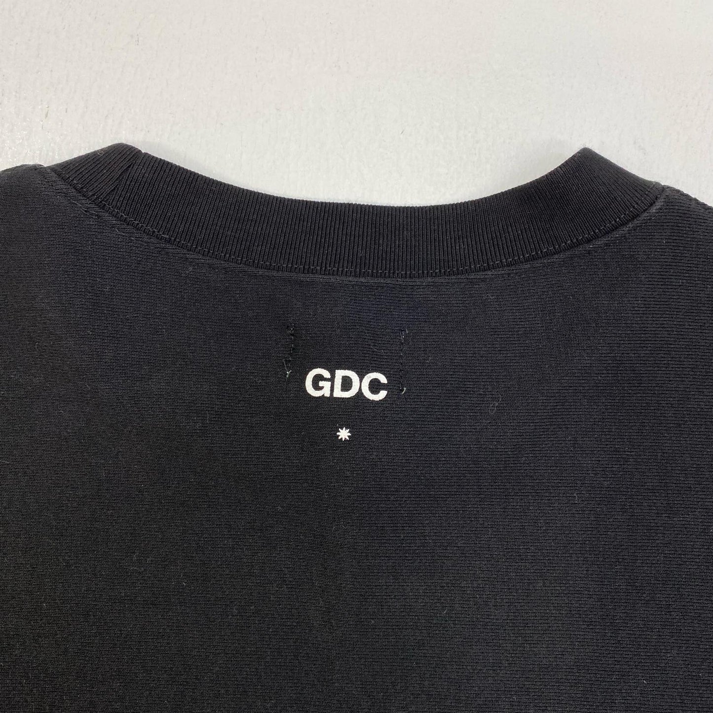 【中古】GDC | ジーディーシー RINNE crew sweat スウェット gd0423 ブラック サイズ：XL【加古川店】