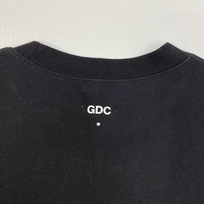 【中古】GDC | ジーディーシー RINNE crew sweat スウェット gd0423 ブラック サイズ：XL【加古川店】