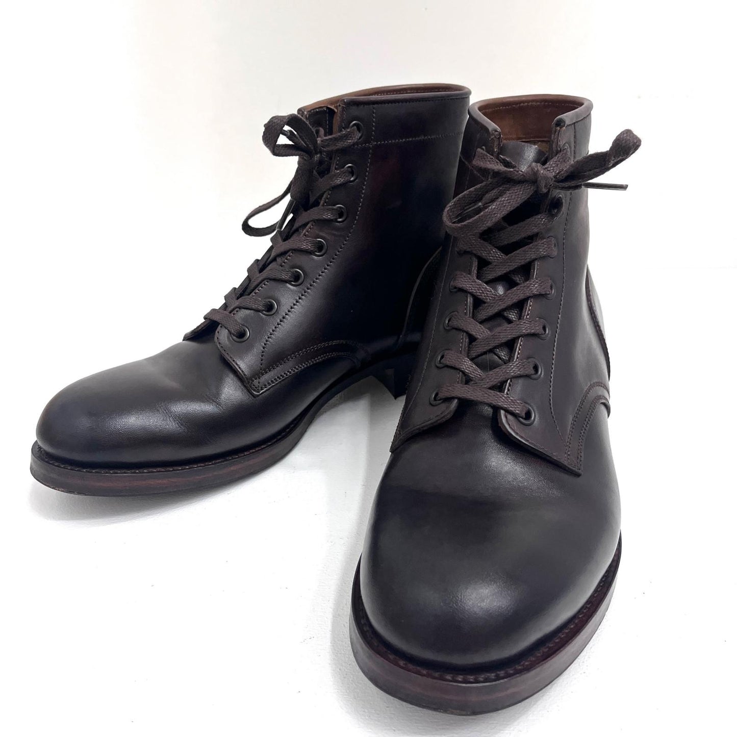 【中古】 italian horsebutt service boots ブーツ ブラウン 28cm【加古川店】