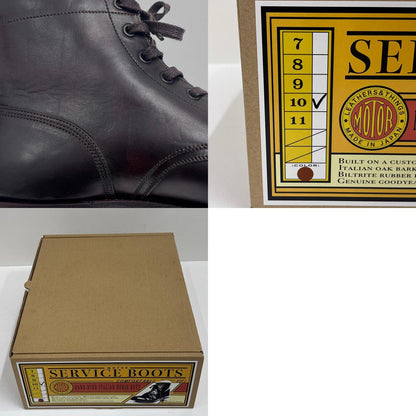 【中古】 italian horsebutt service boots ブーツ ブラウン 28cm【加古川店】