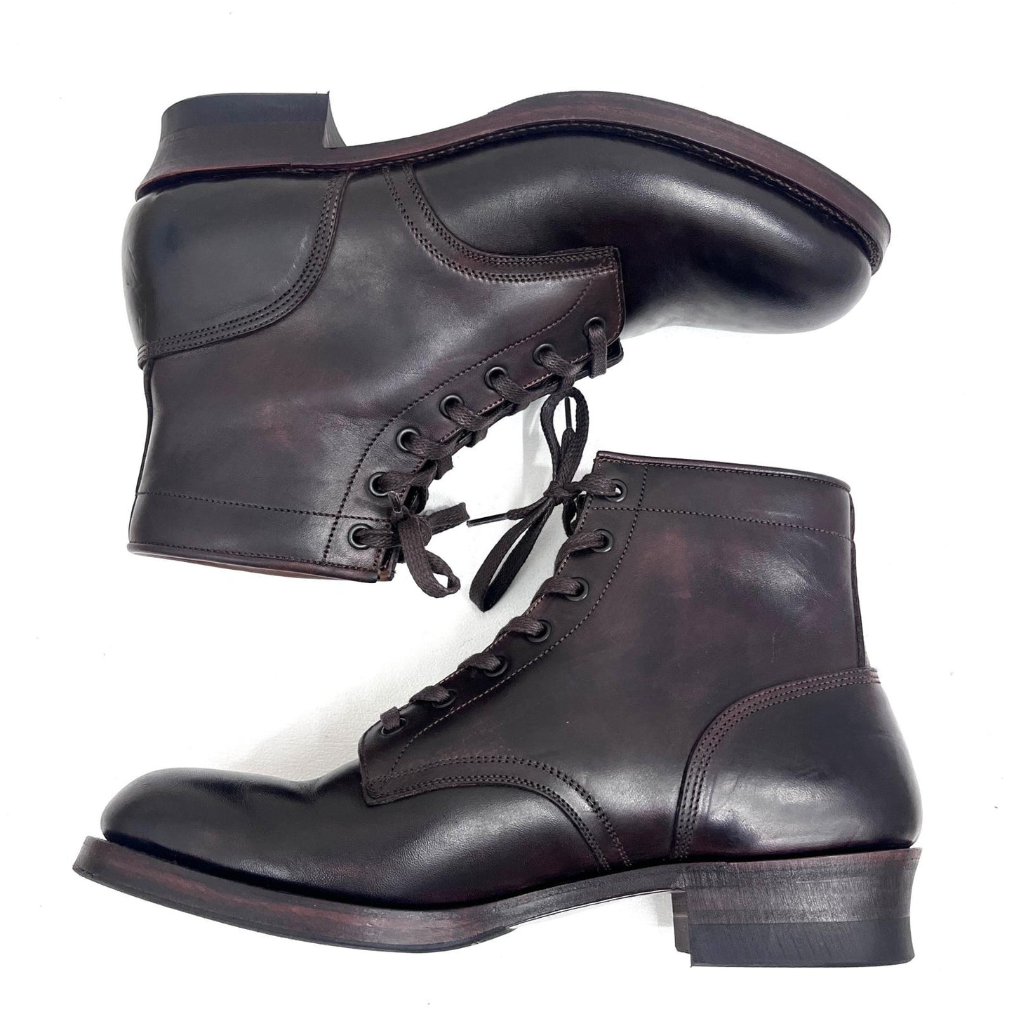 【中古】 italian horsebutt service boots ブーツ ブラウン 28cm【加古川店】