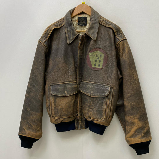 【中古】AVIREX | アヴィレックス A-2ピンナップガール ミリタリーコート ブラウン サイズ：S【加古川店】