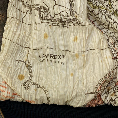 【中古】AVIREX | アヴィレックス A-2ピンナップガール ミリタリーコート ブラウン サイズ：S【加古川店】