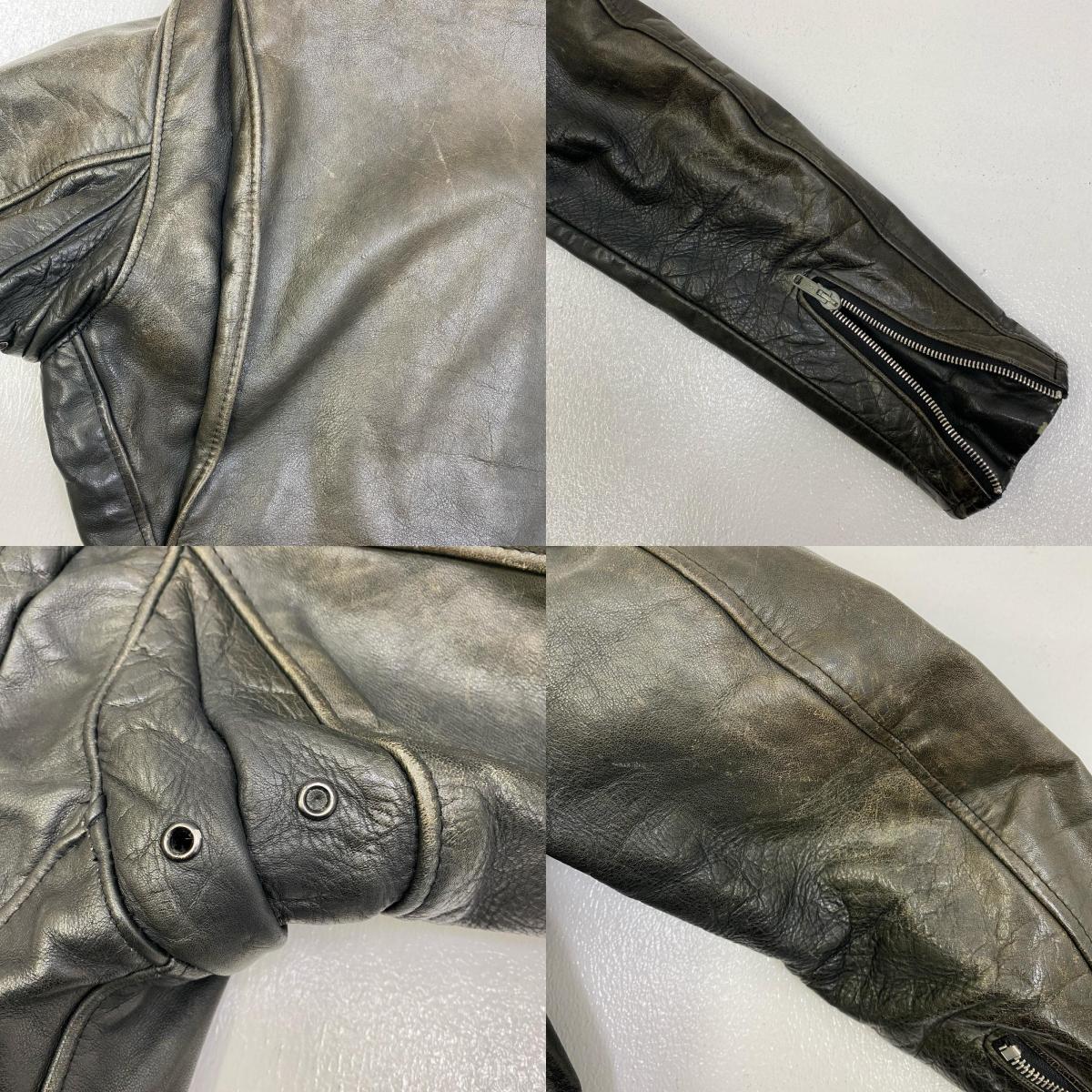 【中古】schott | ショット SINGLE RIDERS JKT レザー 141 ブラック サイズ：36【加古川店】