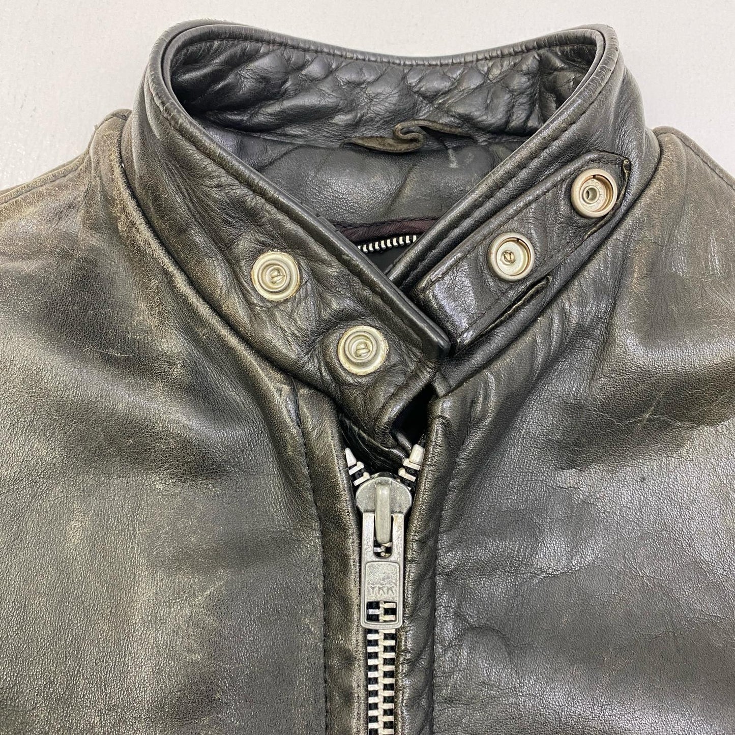 【中古】schott | ショット SINGLE RIDERS JKT レザー 141 ブラック サイズ：36【加古川店】