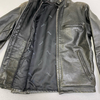 【中古】schott | ショット SINGLE RIDERS JKT レザー 141 ブラック サイズ：36【加古川店】