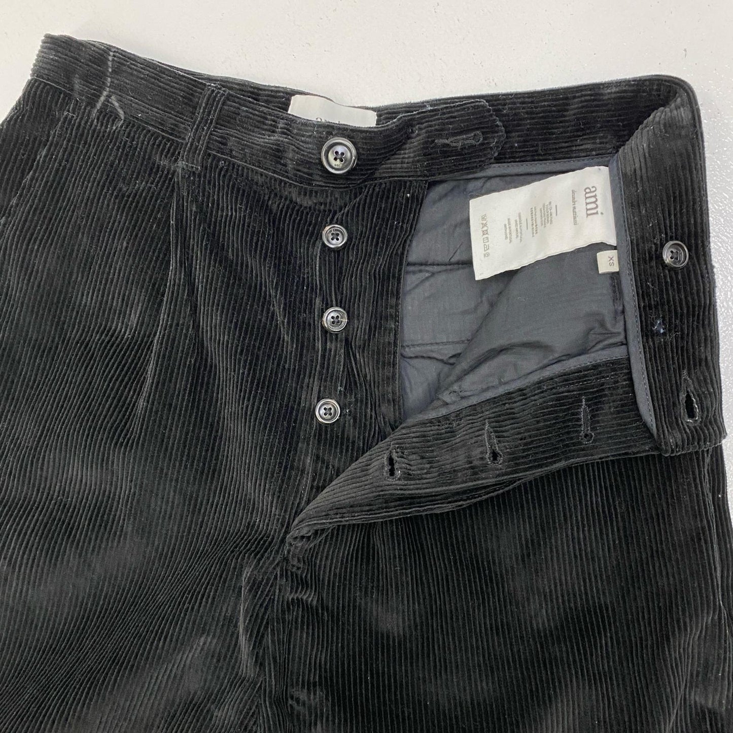 【中古】AMI | アミ CARROT TROUSERS パンツ HTR101.288 ブラック サイズ：XS【加古川店】