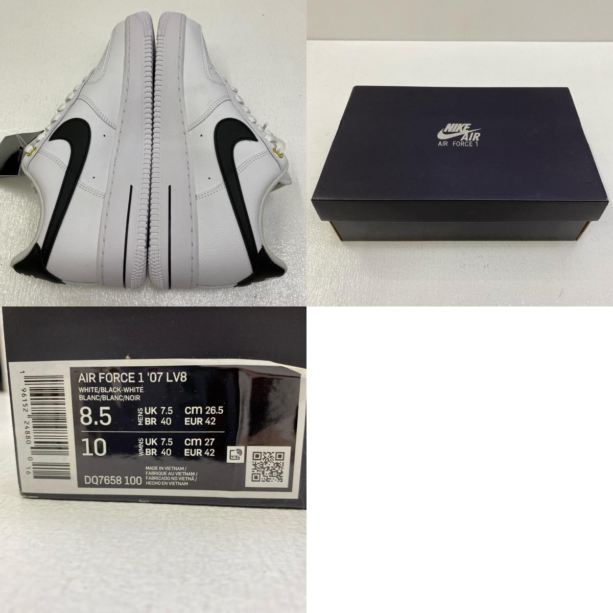 【中古】NIKE | ナイキ Air Force 1 Low '07 LV8 スニーカー DQ7658-100 ホワイト【加古川店】