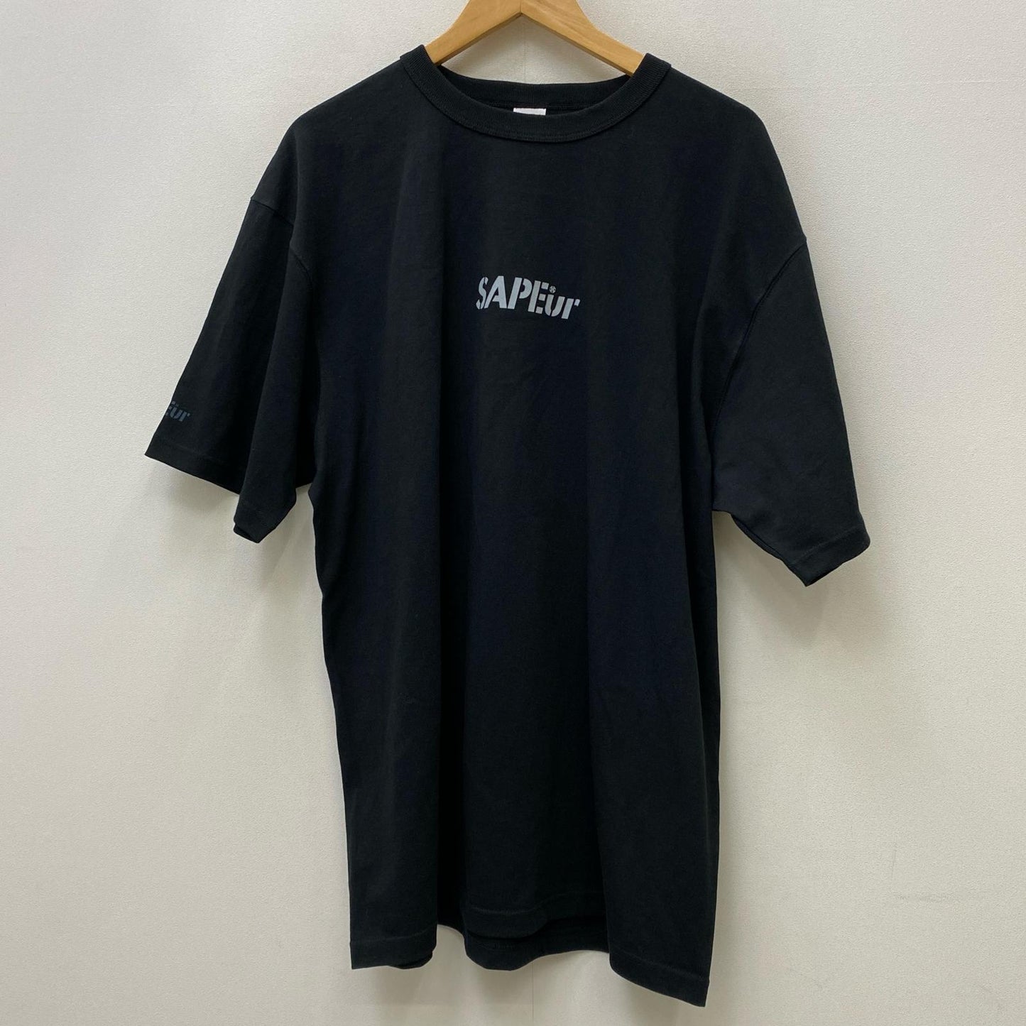 【中古】SAPEur | サプール Head S/S Tee 半袖Ｔシャツ A0023-357 ブラック サイズ：XL【加古川店】
