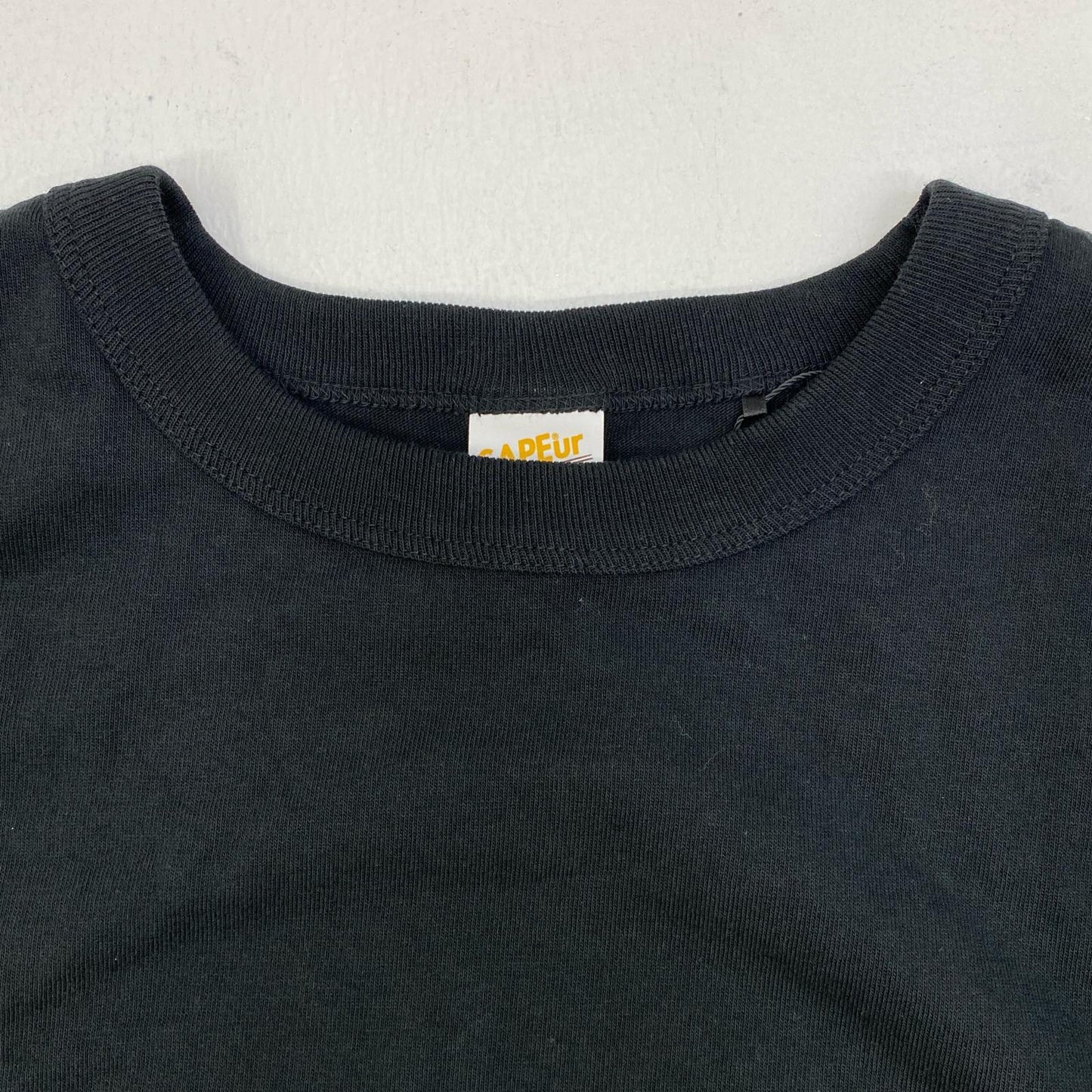 【中古】SAPEur | サプール Head S/S Tee 半袖Ｔシャツ A0023-357 ブラック サイズ：XL【加古川店】
