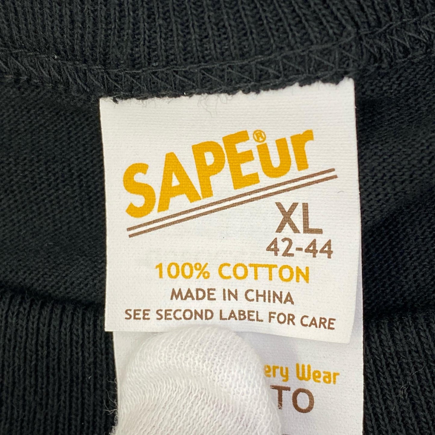 【中古】SAPEur | サプール Head S/S Tee 半袖Ｔシャツ A0023-357 ブラック サイズ：XL【加古川店】