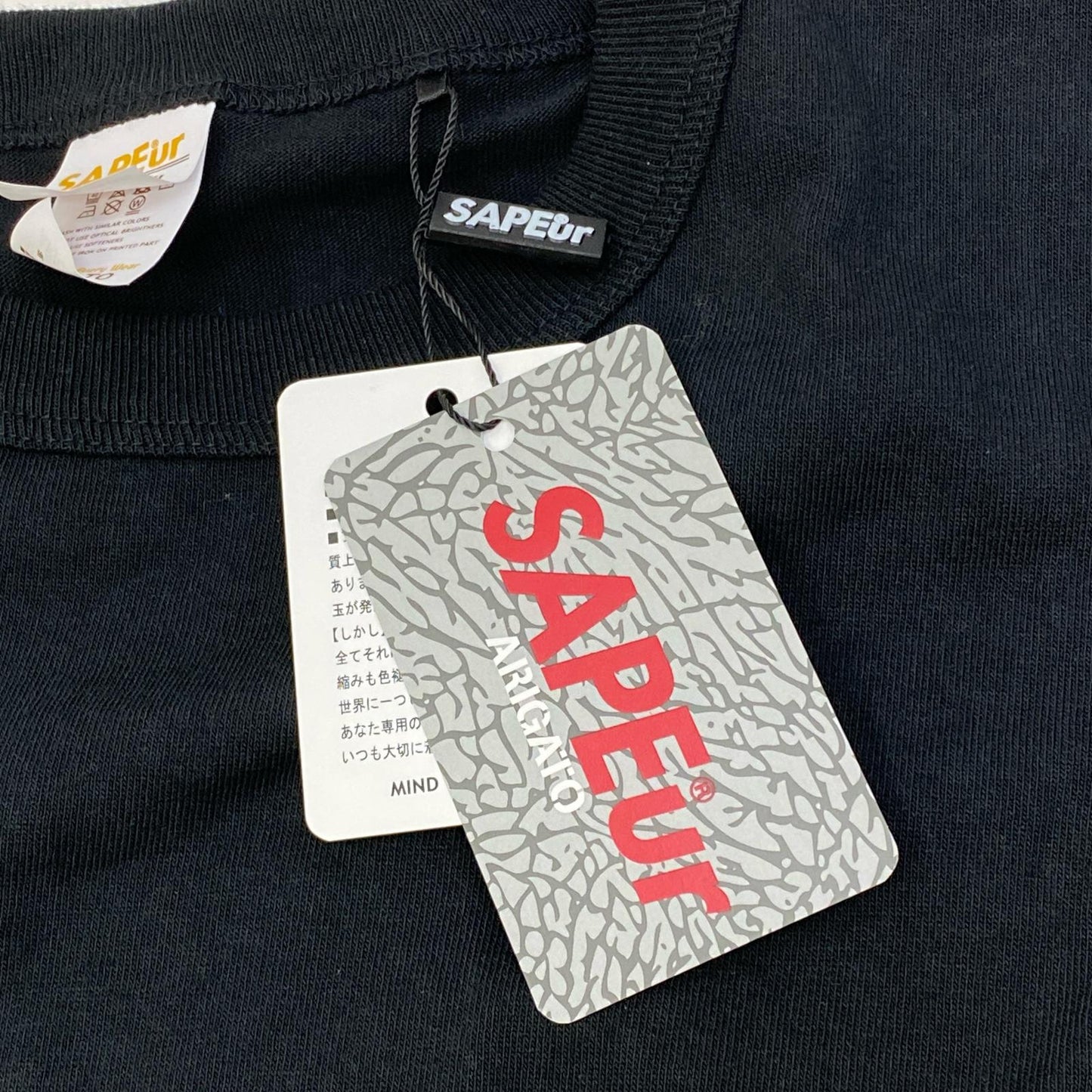 【中古】SAPEur | サプール Head S/S Tee 半袖Ｔシャツ A0023-357 ブラック サイズ：XL【加古川店】