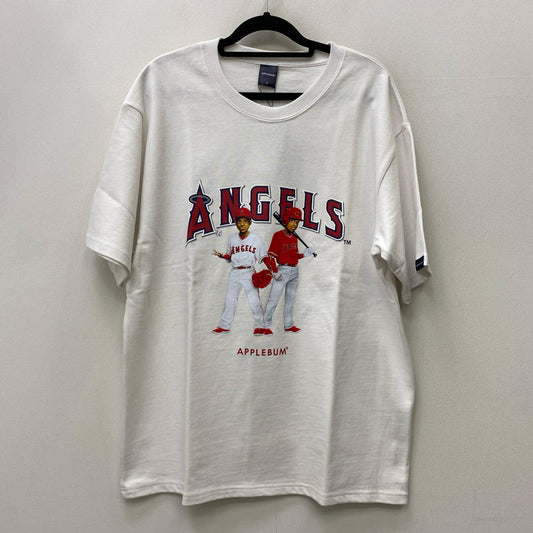 【中古】APPLE BUM | アップルバム LA Angels Boy T-Shirt 半袖Ｔシャツ MLB2121101A ホワイト サイズ：L【加古川店】
