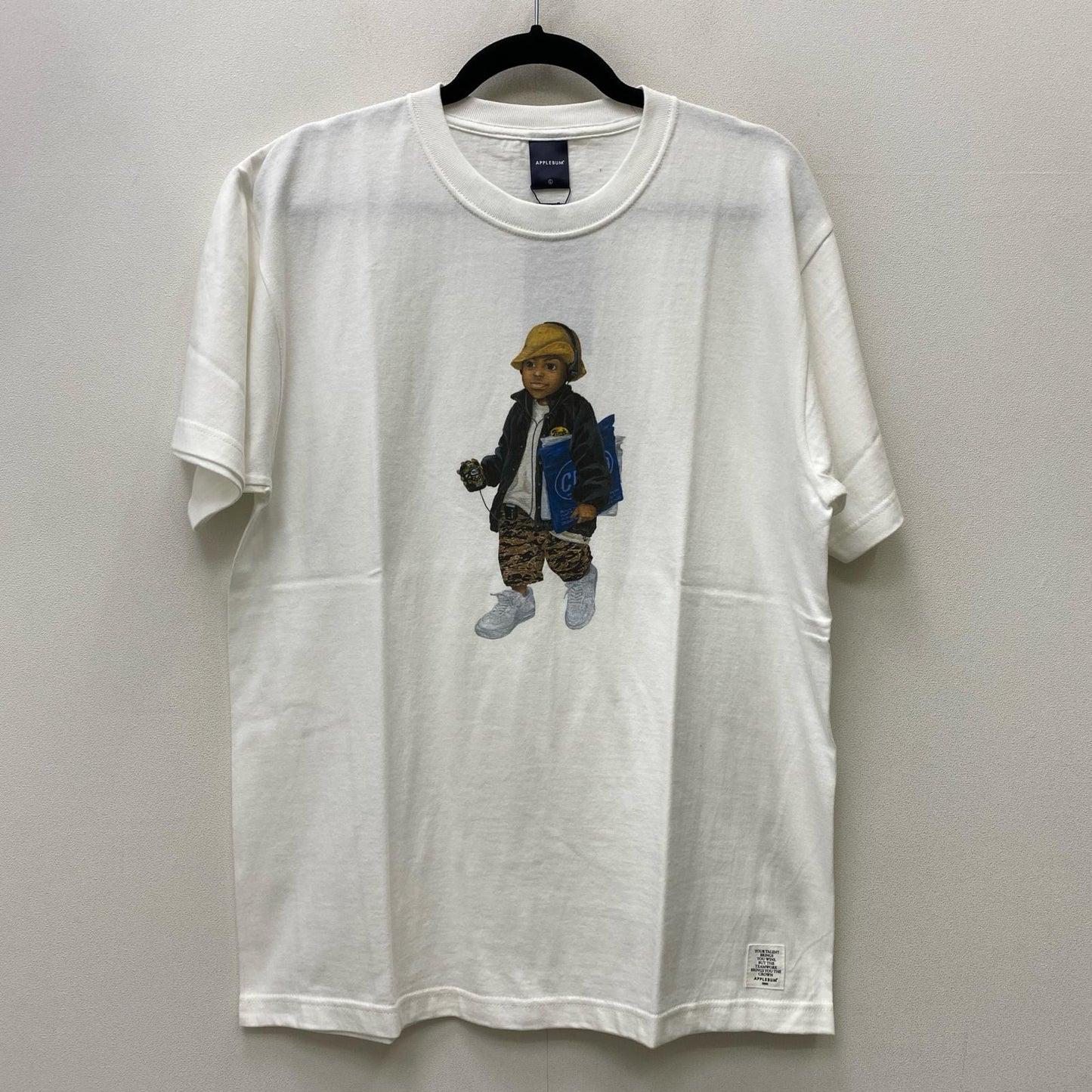 【中古】APPLE BUM | アップルバム 90s Udagawa Boy T-shirt 半袖Ｔシャツ NN2111101 ホワイト サイズ：L【加古川店】
