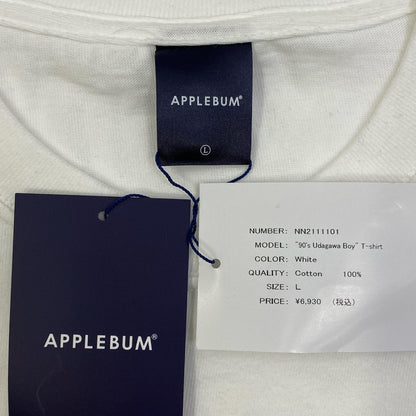 【中古】APPLE BUM | アップルバム 90s Udagawa Boy T-shirt 半袖Ｔシャツ NN2111101 ホワイト サイズ：L【加古川店】