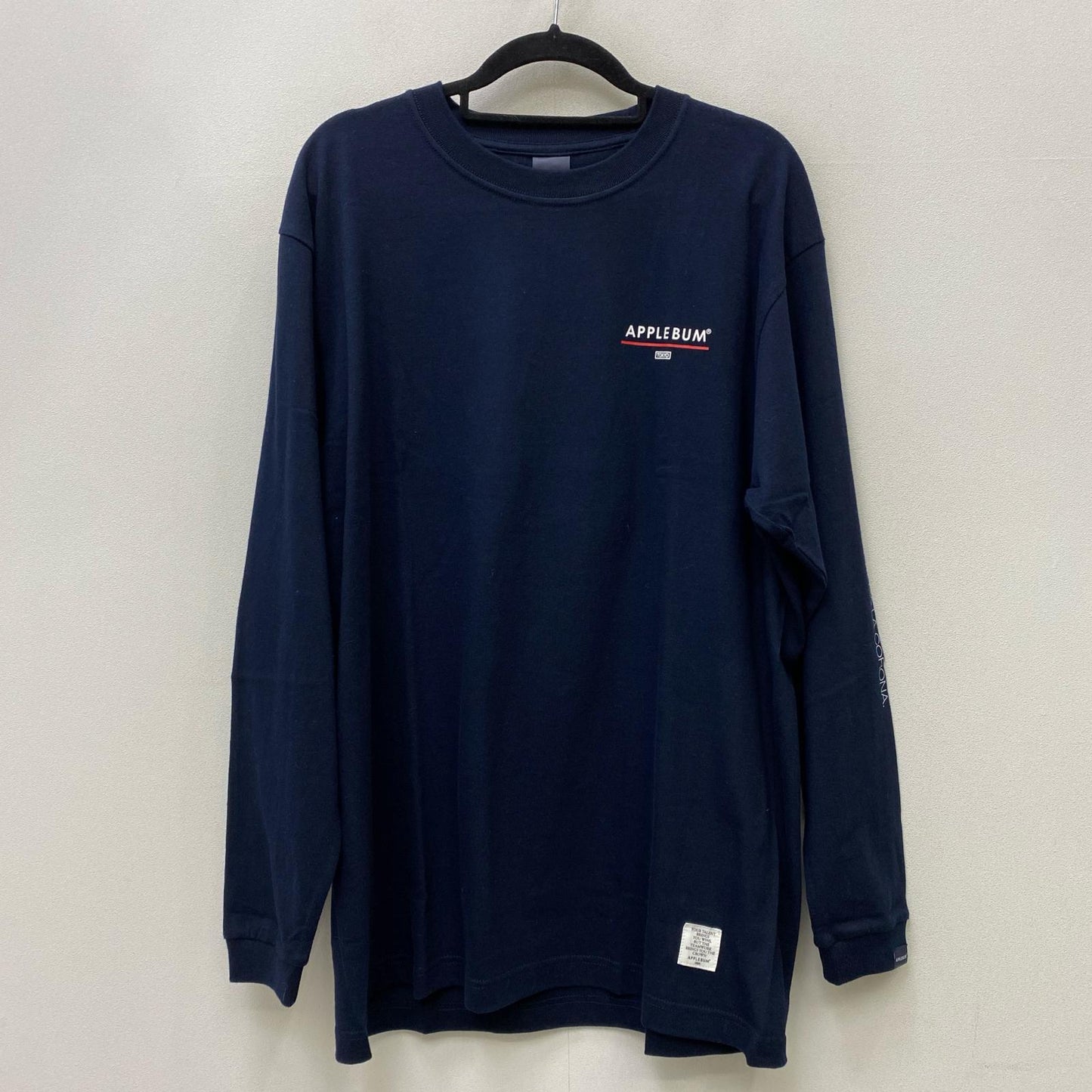 【中古】APPLE BUM | アップルバム Barcelona 92 Boy L/S 長袖Ｔシャツ BB2111102 ネイビー サイズ：L【加古川店】