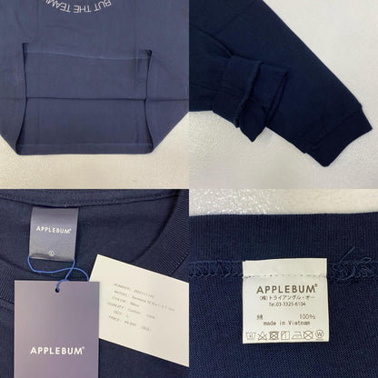 【中古】APPLE BUM | アップルバム Barcelona 92 Boy L/S 長袖Ｔシャツ BB2111102 ネイビー サイズ：L【加古川店】