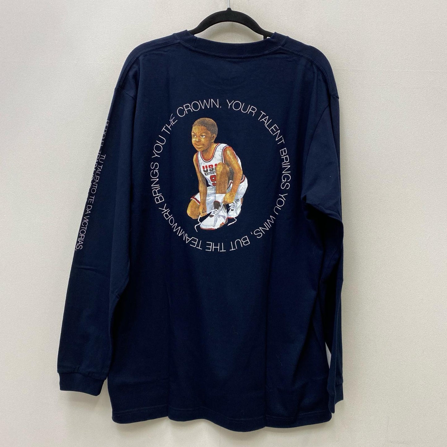 【中古】APPLE BUM | アップルバム Barcelona 92 Boy L/S 長袖Ｔシャツ BB2111102 ネイビー サイズ：L【加古川店】