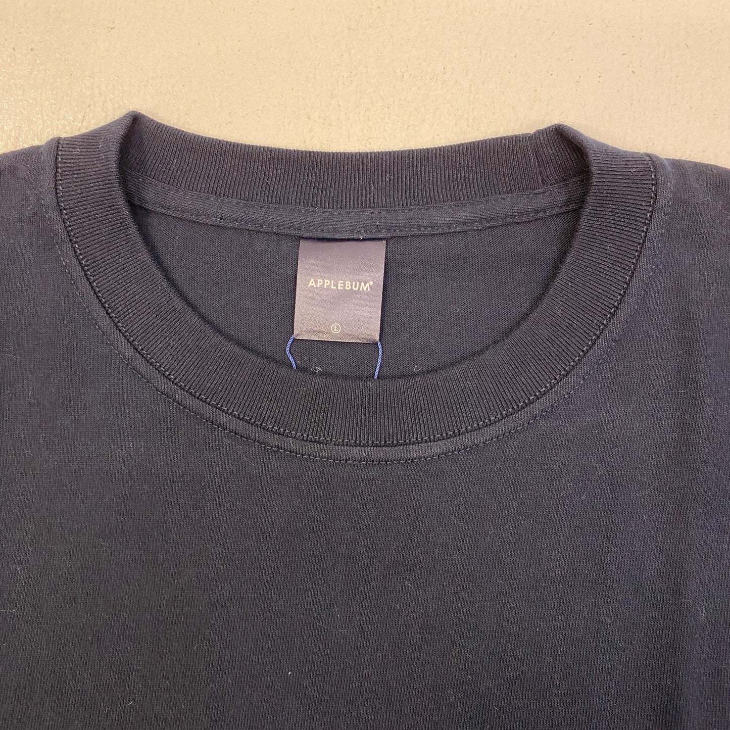 【中古】APPLE BUM | アップルバム Barcelona 92 Boy L/S 長袖Ｔシャツ BB2111102 ネイビー サイズ：L【加古川店】