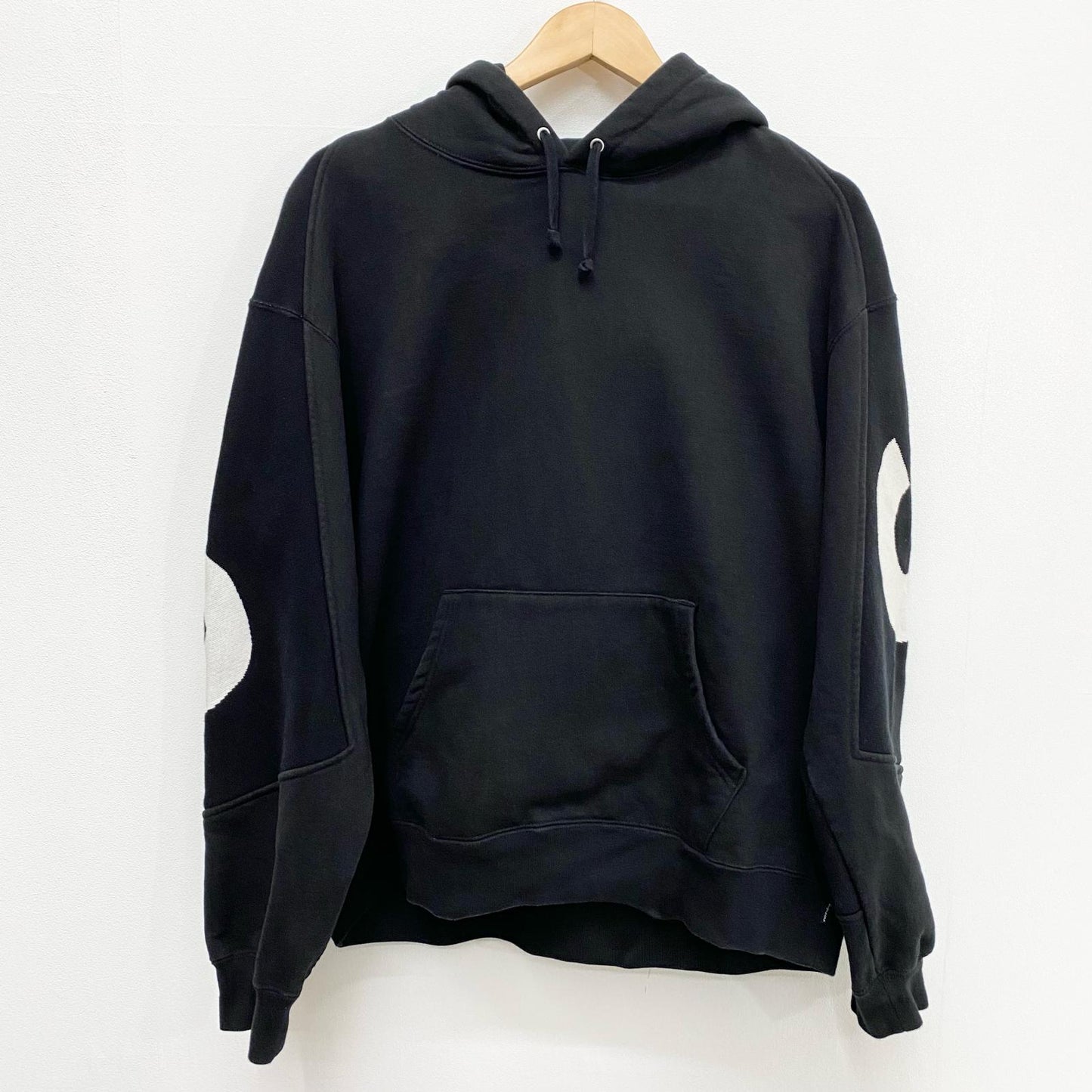 Supreme | シュプリーム Big Logo Jacquard Hooded プルオーバーパーカー ブラック Mサイズ 23FW パーカー ブラック サイズ：M