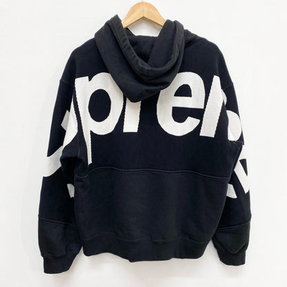 Supreme | シュプリーム Big Logo Jacquard Hooded プルオーバーパーカー ブラック Mサイズ 23FW パーカー ブラック サイズ：M