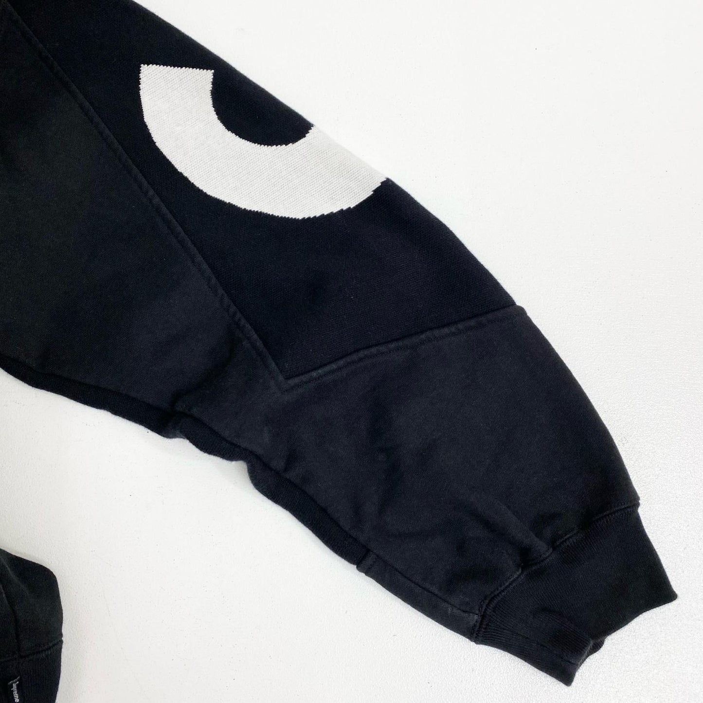 Supreme | シュプリーム Big Logo Jacquard Hooded プルオーバーパーカー ブラック Mサイズ 23FW パーカー ブラック サイズ：M