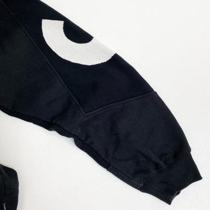 Supreme | シュプリーム Big Logo Jacquard Hooded プルオーバーパーカー ブラック Mサイズ 23FW パーカー ブラック サイズ：M