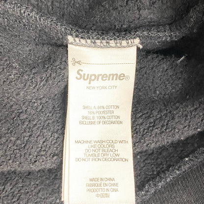 Supreme | シュプリーム Big Logo Jacquard Hooded プルオーバーパーカー ブラック Mサイズ 23FW パーカー ブラック サイズ：M