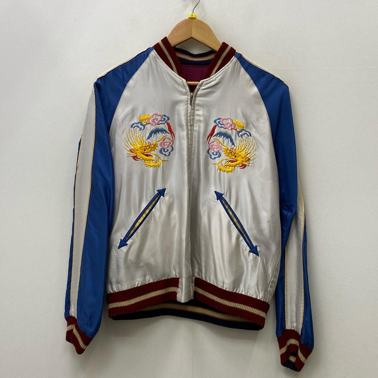 【中古】TAILOR TOYO(東洋エンタープライズ) | テイラートウヨウテイラートーヨー ﾘﾊﾞｰｼﾌﾞﾙ 鷹×龍虎 スーベニアジャケット TT11936 マルチカラー サイズ：M【加古川店】