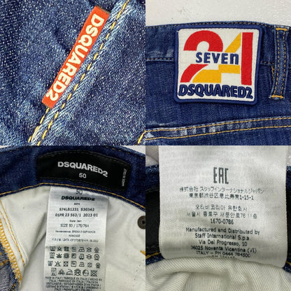 【中古】DSQUARED2 | ディースクエアード SEVEN SKATER JEANS デニムパンツ S74LB1231 インディゴ サイズ：50【加古川店】