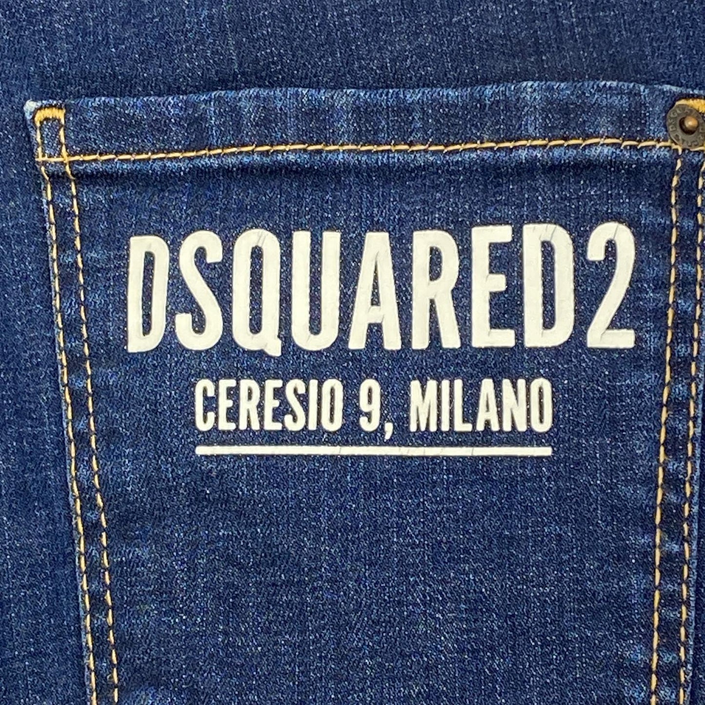 【中古】DSQUARED2 | ディースクエアード Skater Jean デニムパンツ S74LB1198 インディゴ サイズ：50【加古川店】