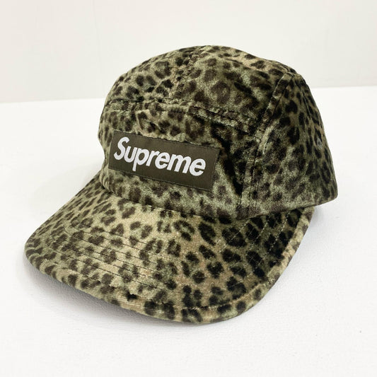 Supreme | シュプリーム Leopard Velvet Camp Cap キャップ サイズ：58