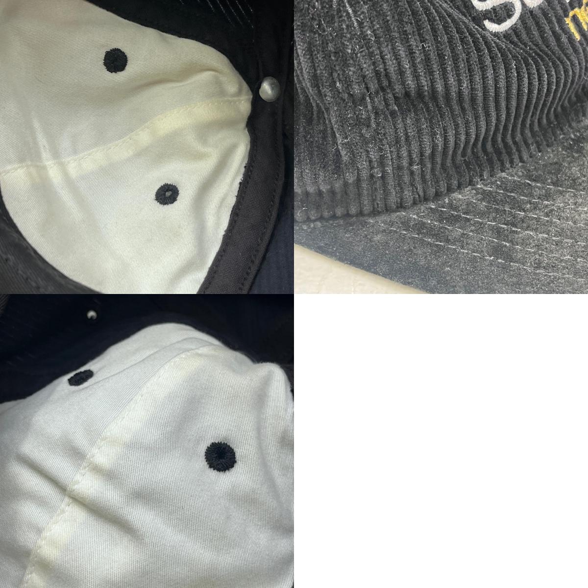 Supreme | シュプリーム Corduroy Classic Logo 6-Panel キャップ ブラック