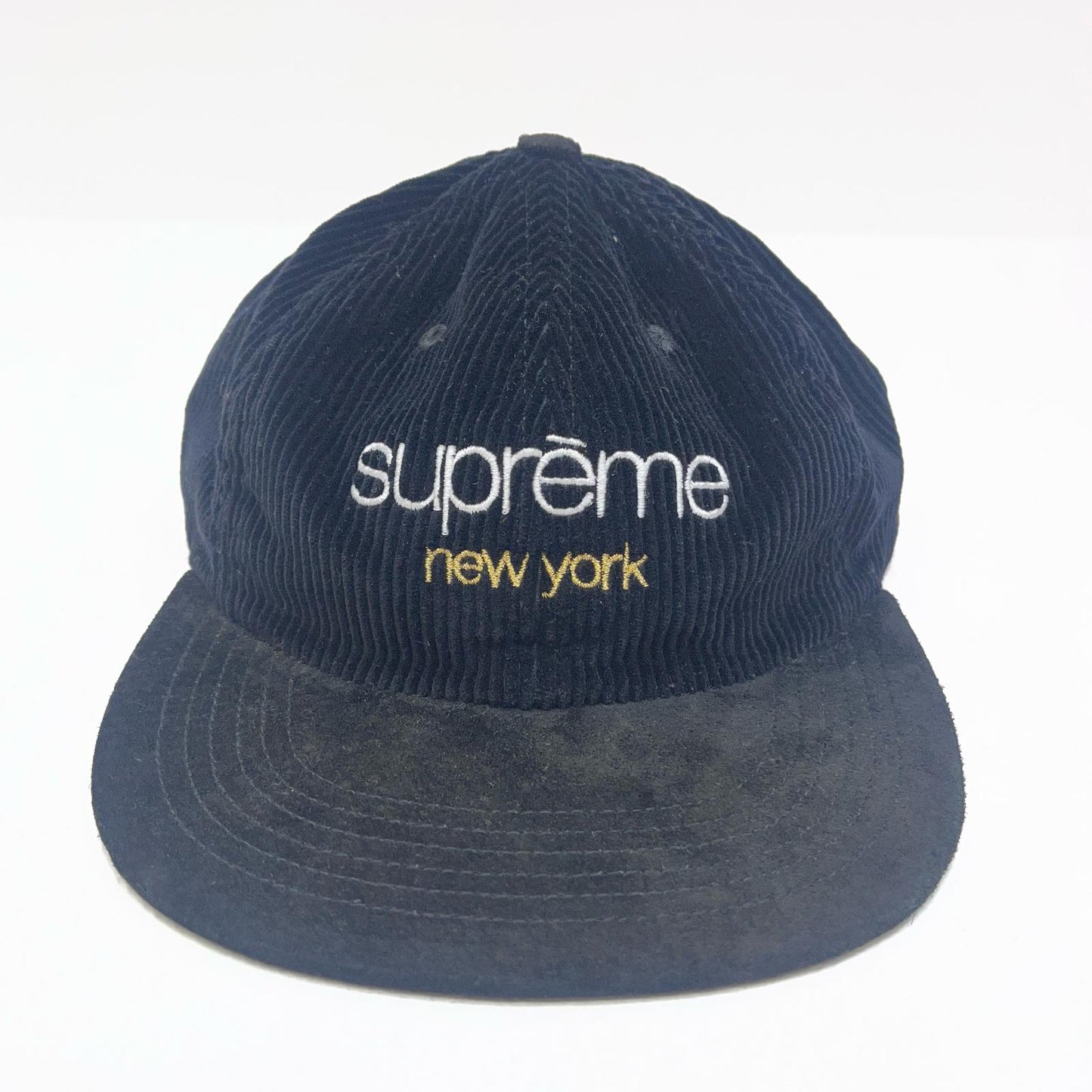 Supreme | シュプリーム Corduroy Classic Logo 6-Panel キャップ ブラック