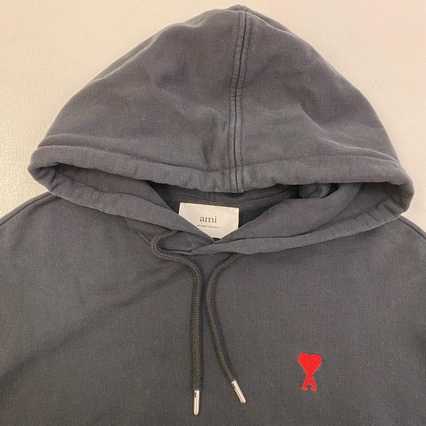 【中古】AMI | アミ SMALL ADC HOODIE 国内正規品 パーカー BFUSW200.730 ブラック サイズ：XS【加古川店】