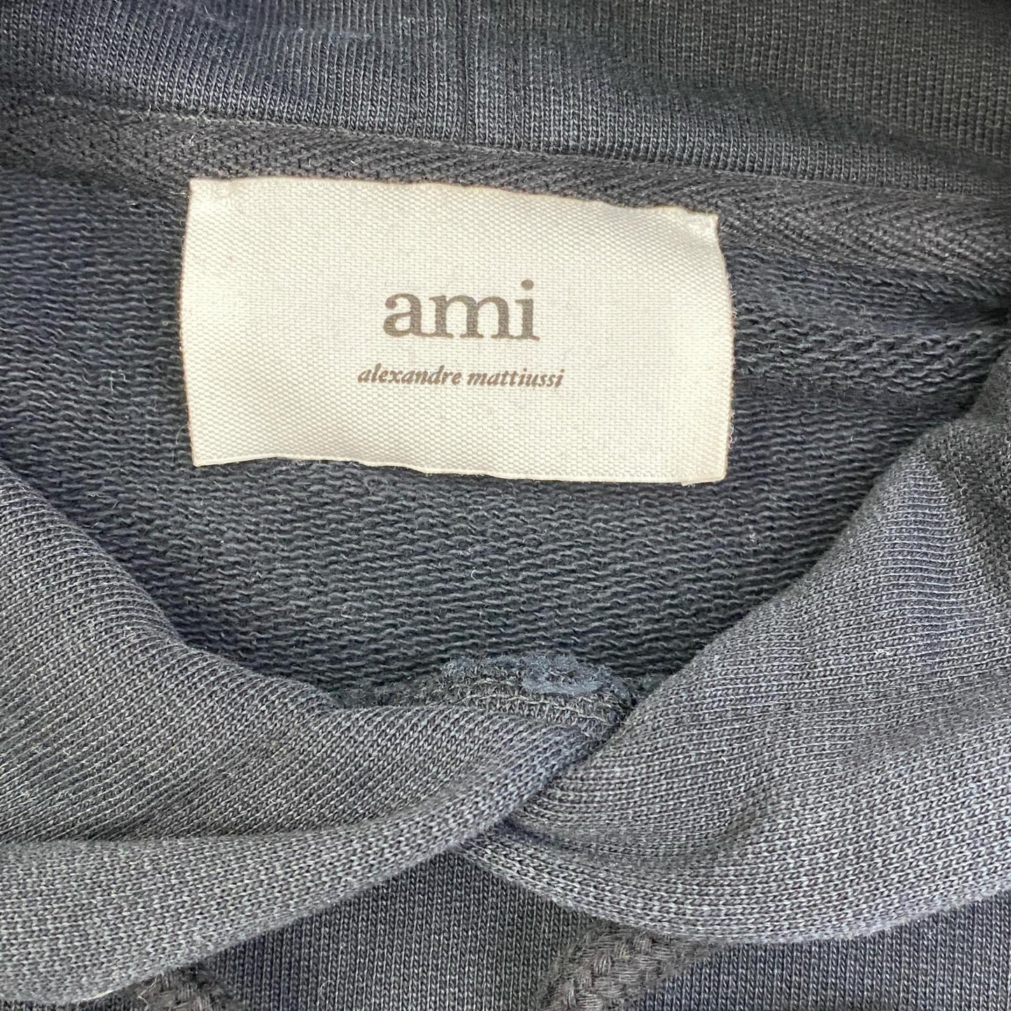 【中古】AMI | アミ SMALL ADC HOODIE 国内正規品 パーカー BFUSW200.730 ブラック サイズ：XS【加古川店】