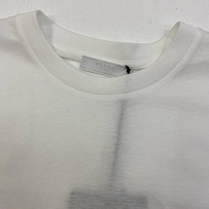【中古】PRADA | プラダ 半袖Ｔシャツ DNA829 ホワイト サイズ：L【加古川店】