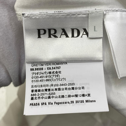 【中古】PRADA | プラダ 半袖Ｔシャツ DNA829 ホワイト サイズ：L【加古川店】