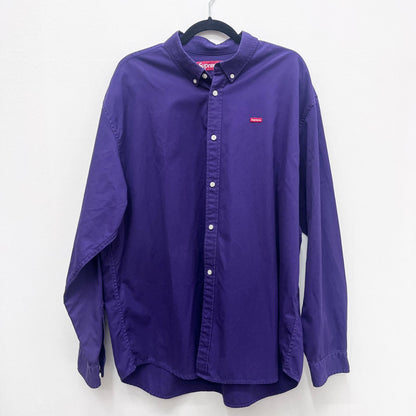 Supreme | シュプリーム supreme small box shirt 長袖シャツ パープル サイズ：XL