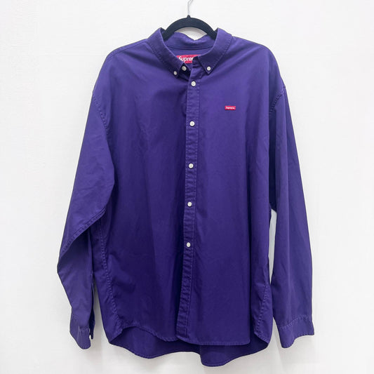 Supreme | シュプリーム supreme small box shirt 長袖シャツ パープル サイズ：XL