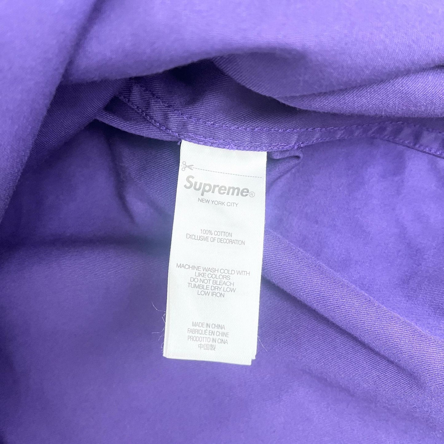Supreme | シュプリーム supreme small box shirt 長袖シャツ パープル サイズ：XL