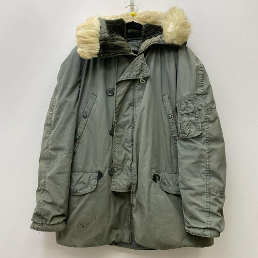 【中古】MILITARY衣料 | ミリタリーイリョウ TYPE N-3B greenbrier ミリタリージャケット MIL-P-62791 カーキ サイズ：L【加古川店】