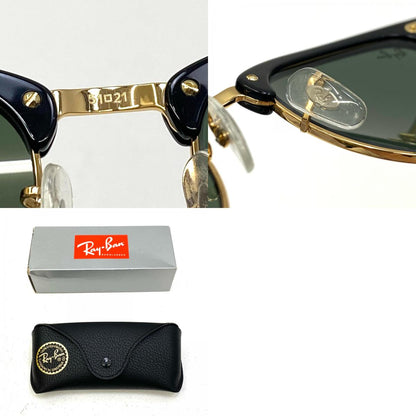 【中古】RAY BAN | レイバン CLUBMASTER サングラス rb3016 ブラック【加古川店】