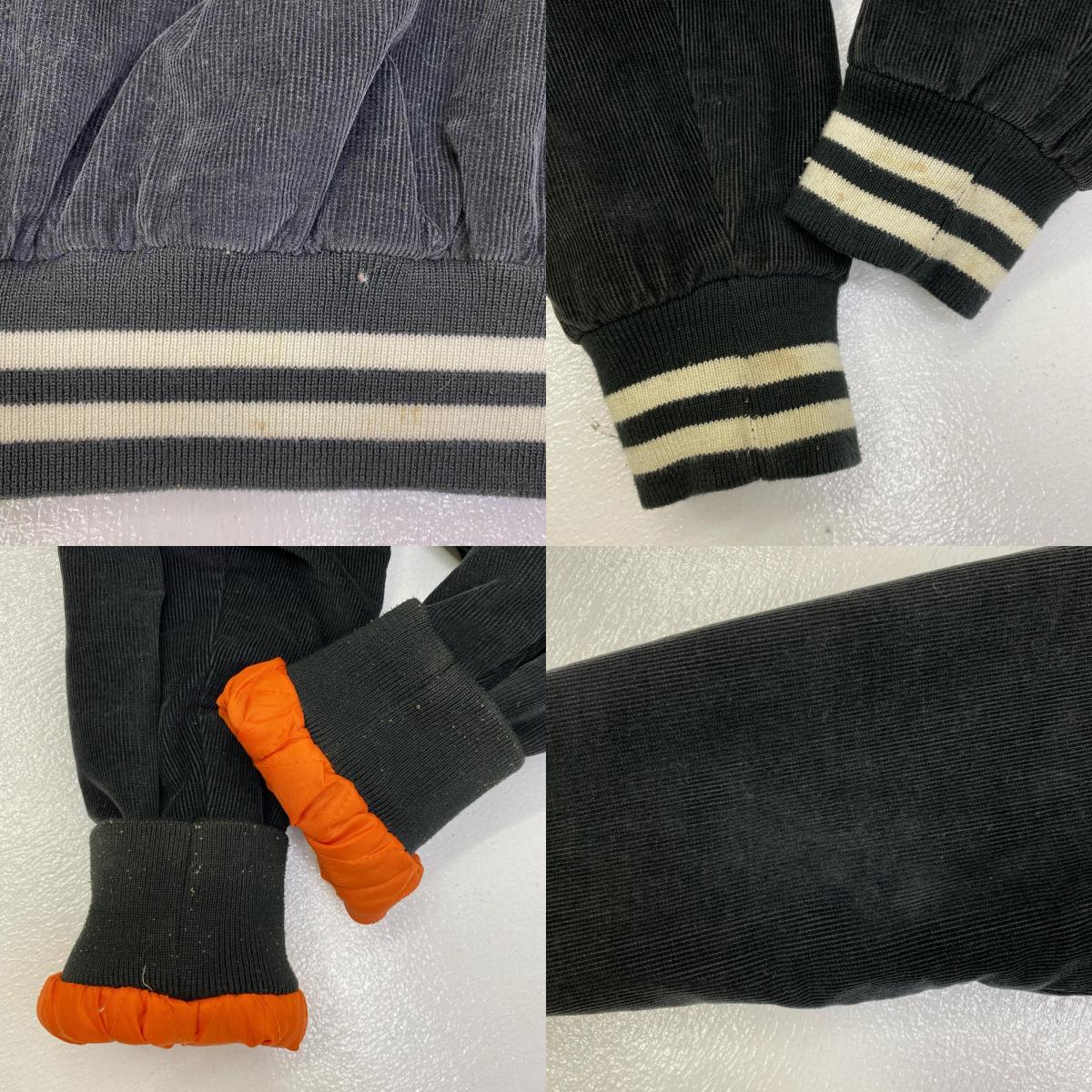 【中古】A BATHING APE | アベイシングエイプ GENERAL CORDUROY VARSITY スタジャン ブラック サイズ：M【加古川店】