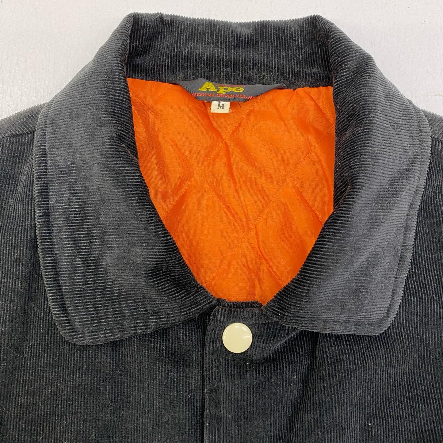 【中古】A BATHING APE | アベイシングエイプ GENERAL CORDUROY VARSITY スタジャン ブラック サイズ：M【加古川店】